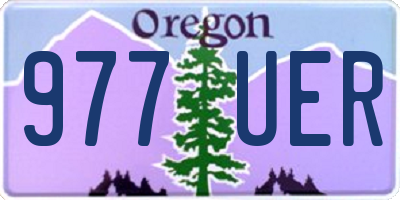 OR license plate 977UER