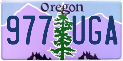 OR license plate 977UGA