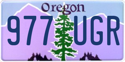 OR license plate 977UGR