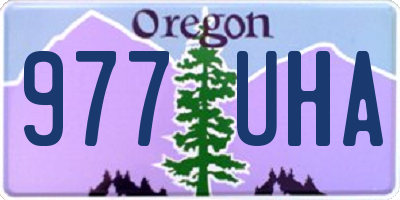 OR license plate 977UHA