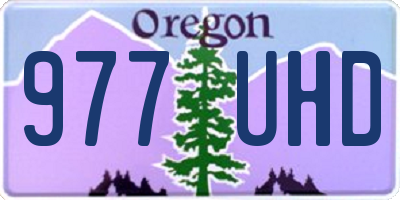 OR license plate 977UHD
