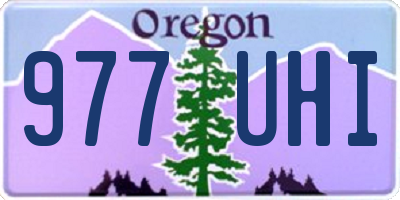 OR license plate 977UHI