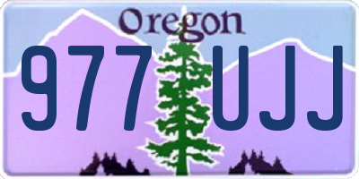 OR license plate 977UJJ