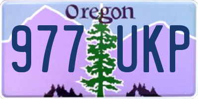 OR license plate 977UKP
