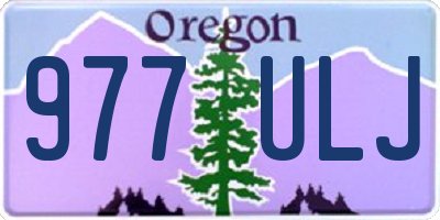 OR license plate 977ULJ