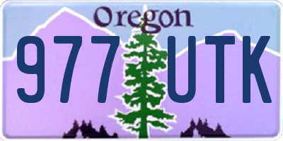 OR license plate 977UTK