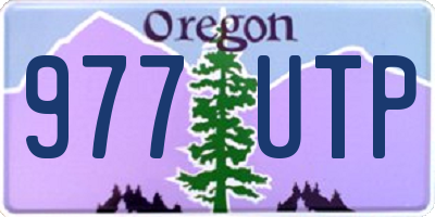 OR license plate 977UTP