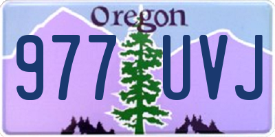 OR license plate 977UVJ