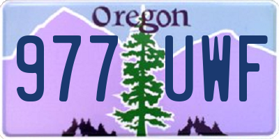 OR license plate 977UWF