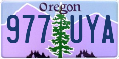 OR license plate 977UYA