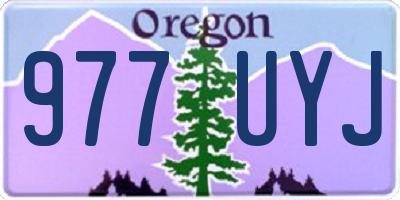 OR license plate 977UYJ