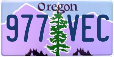 OR license plate 977VEC