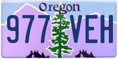 OR license plate 977VEH
