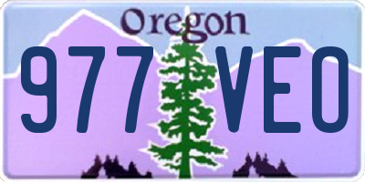 OR license plate 977VEO