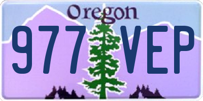 OR license plate 977VEP