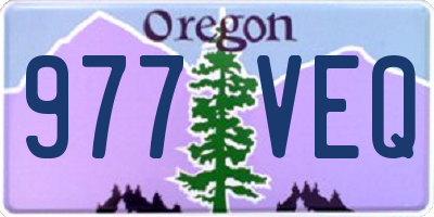 OR license plate 977VEQ