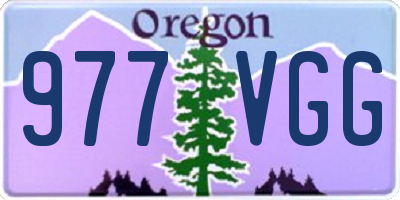 OR license plate 977VGG