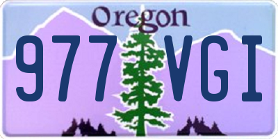 OR license plate 977VGI