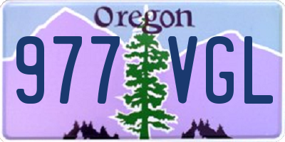 OR license plate 977VGL