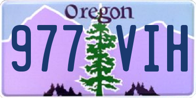OR license plate 977VIH