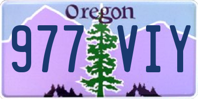 OR license plate 977VIY