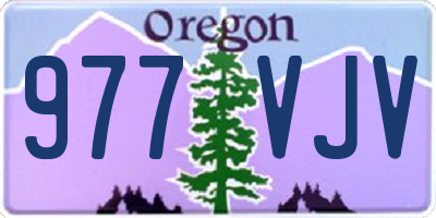 OR license plate 977VJV