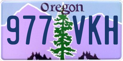 OR license plate 977VKH