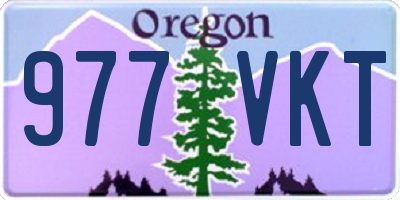 OR license plate 977VKT