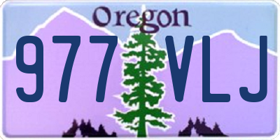 OR license plate 977VLJ