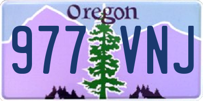 OR license plate 977VNJ