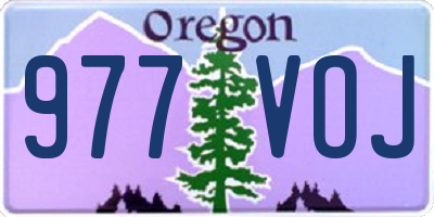 OR license plate 977VOJ