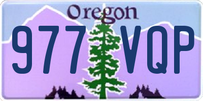 OR license plate 977VQP