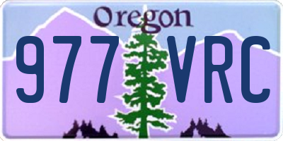 OR license plate 977VRC