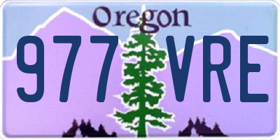 OR license plate 977VRE