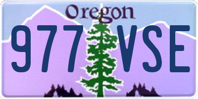 OR license plate 977VSE