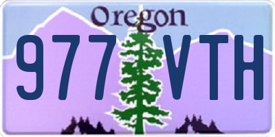 OR license plate 977VTH