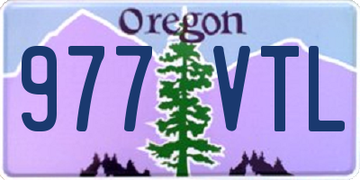 OR license plate 977VTL