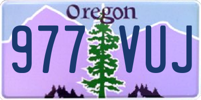 OR license plate 977VUJ