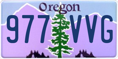 OR license plate 977VVG