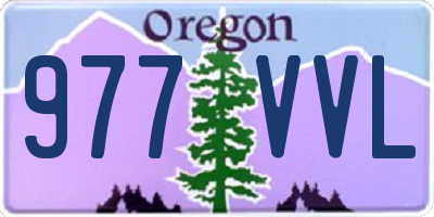 OR license plate 977VVL