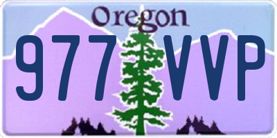 OR license plate 977VVP