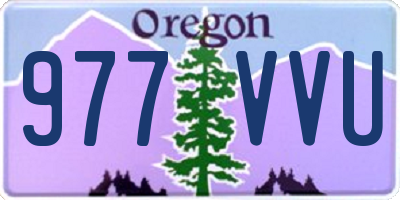 OR license plate 977VVU