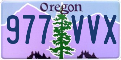 OR license plate 977VVX