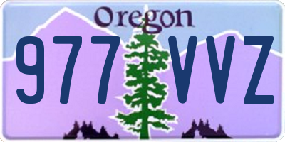 OR license plate 977VVZ