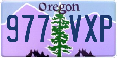 OR license plate 977VXP