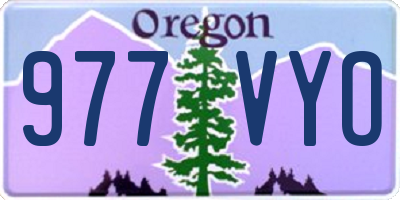 OR license plate 977VYO