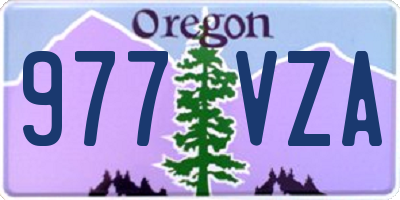 OR license plate 977VZA