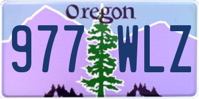 OR license plate 977WLZ