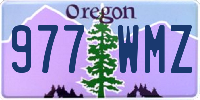 OR license plate 977WMZ