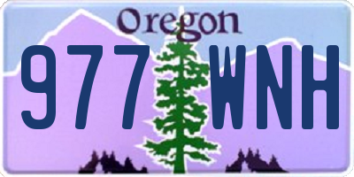OR license plate 977WNH
